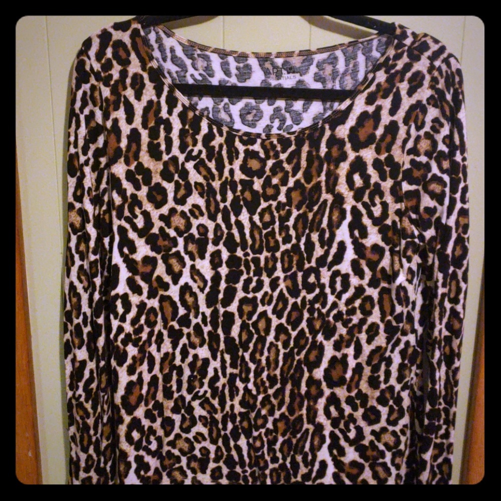 Leopard print blouse